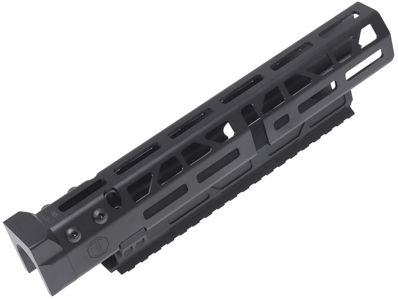 CNC Production JM アルミCNC M-LOK ハンドガード w/ レールドガスチューブ for GHK/マルイ GBB AK [サイズ：6.1インチ / 10.64インチ / 14.25インチ]