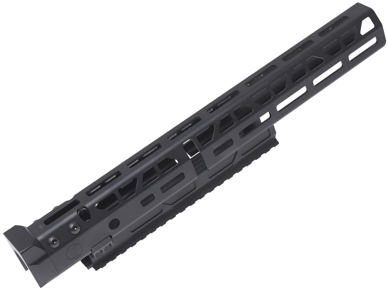 CNC Production JM アルミCNC M-LOK ハンドガード w/ レールドガスチューブ for GHK/マルイ GBB AK [サイズ：6.1インチ / 10.64インチ / 14.25インチ]