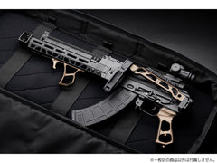 CNC Production JM アルミCNC M-LOK ハンドガード w/ レールドガスチューブ for GHK/マルイ GBB AK [サイズ：6.1インチ / 10.64インチ / 14.25インチ]