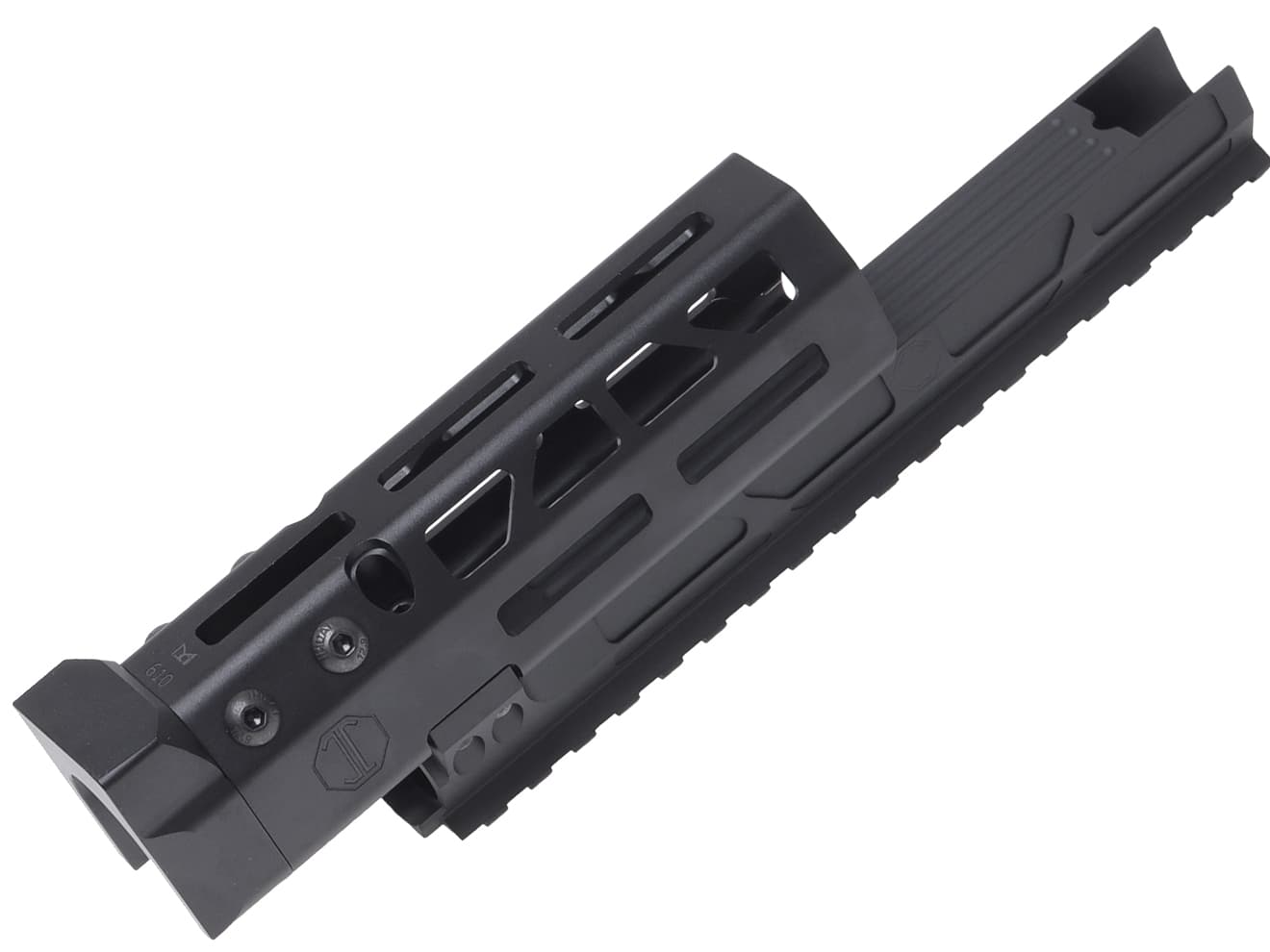 CNC Production JM アルミCNC M-LOK ハンドガード w/ レールドガス
