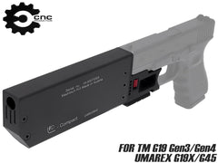 CNC Production FD917タイプ クイックマウント サプレッサー TM G19 UMAREX G19X/G45