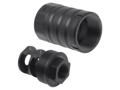 CNC Production Omega9Kタイプ サプレッサー for 14mmCCW / MP5 [セット内容：本体のみ / マズルブレーキセット / マズルブレーキ＋トレーサー]
