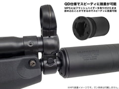 CNC Production Omega9Kタイプ サプレッサー for 14mmCCW / MP5 [セット内容：本体のみ / マズルブレーキセット / マズルブレーキ＋トレーサー]