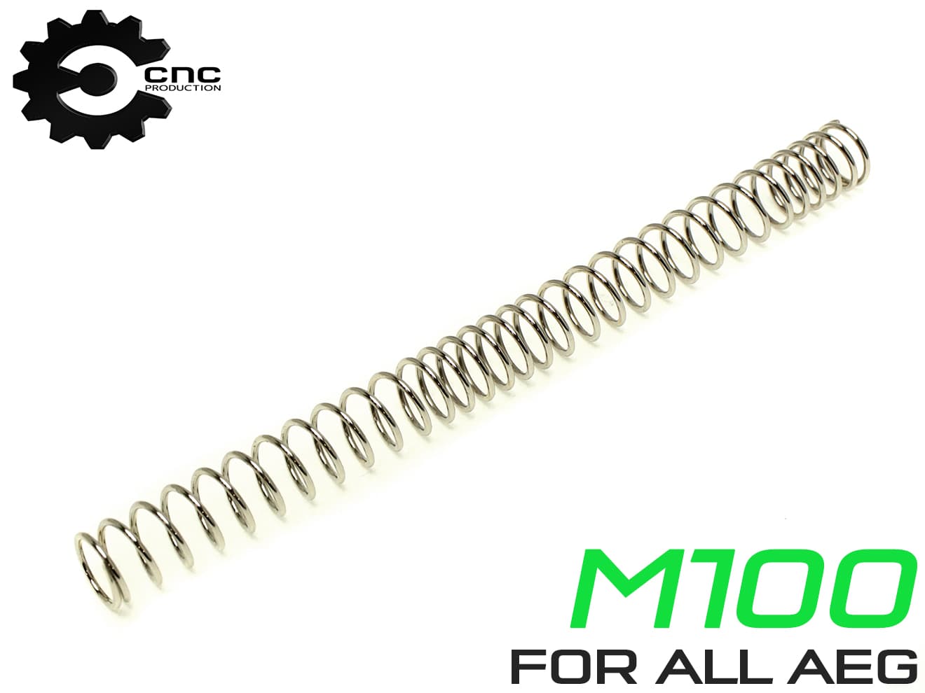 CNC Production AEG メインスプリング 不等ピッチ [レート：M85 / M100 / M110 / M120 / M130 / M140 / M170 / M90]