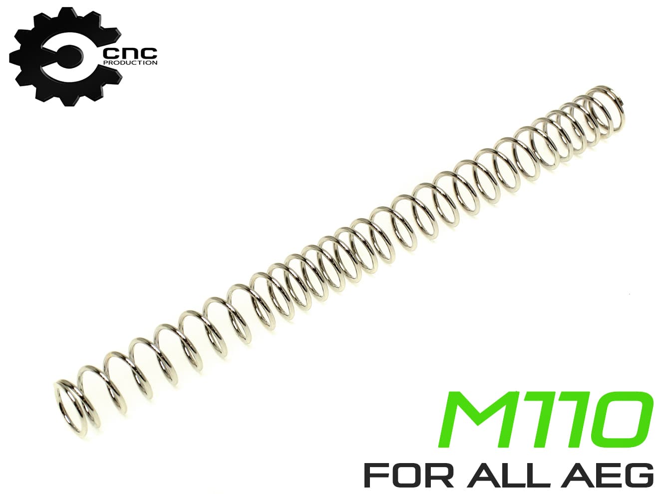 CNC Production AEG メインスプリング 不等ピッチ [レート：M85 / M100 / M110 / M120 / M130 / M140 / M170 / M90]