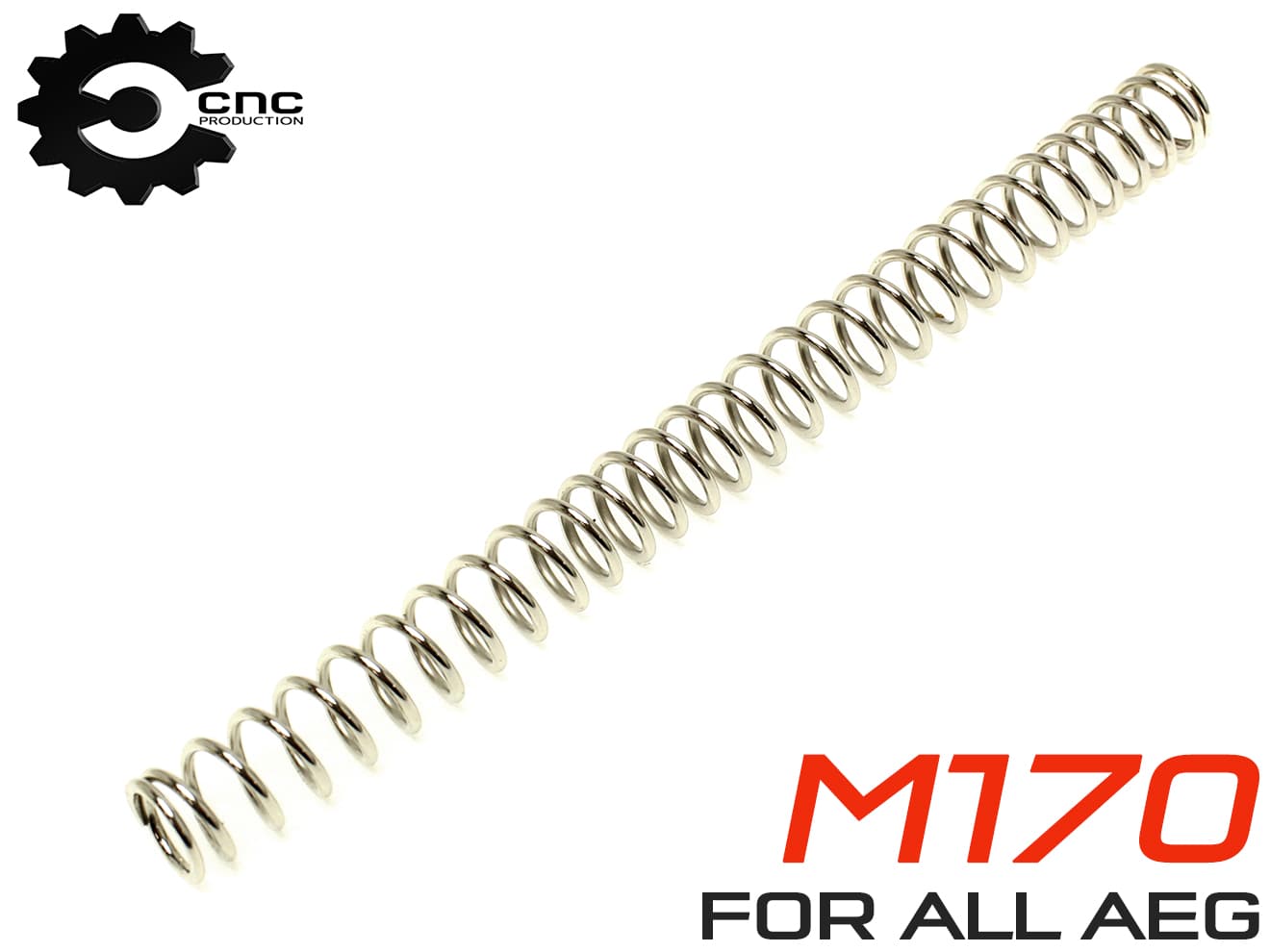 CNC Production AEG メインスプリング 不等ピッチ [レート：M85 / M100 / M110 / M120 / M130 / M140 / M170 / M90]