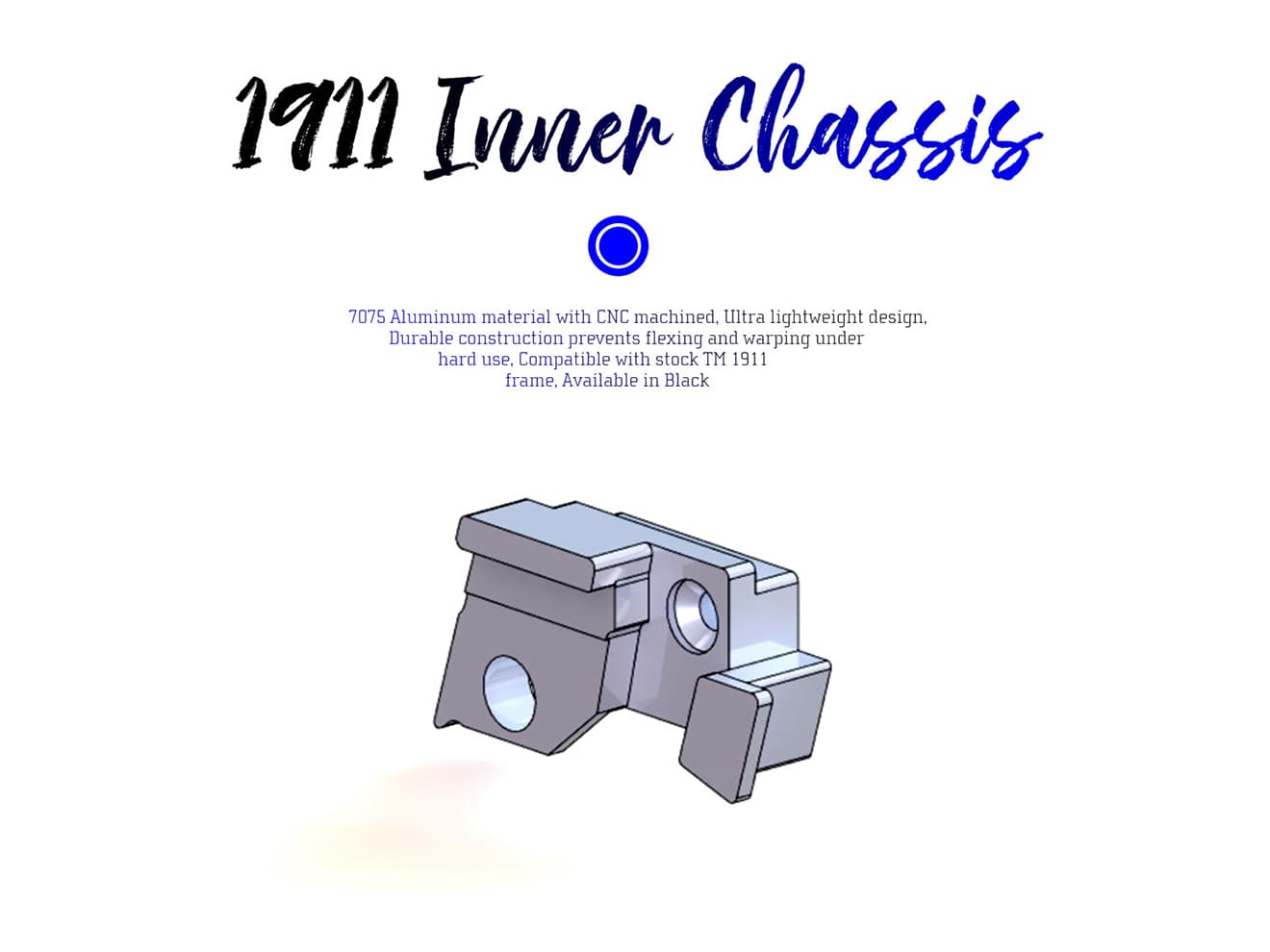 COWCOW TECHNOLOGY A7075 強化インナーシャーシ TM 1911シリーズ