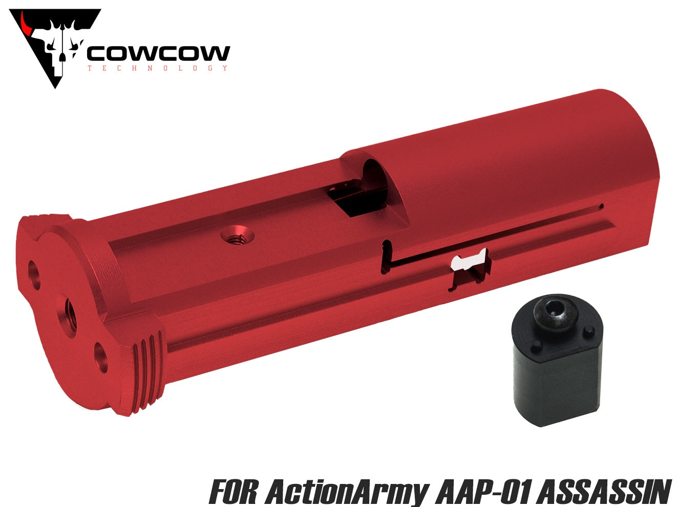 COWCOW TECHNOLOGY A7075 CNC ウルトラライトウェイト ブローバックユニット for ActionArmy AAP-01 [カラー：ブラック / シルバー / ゴールド / レッド / レインボー]