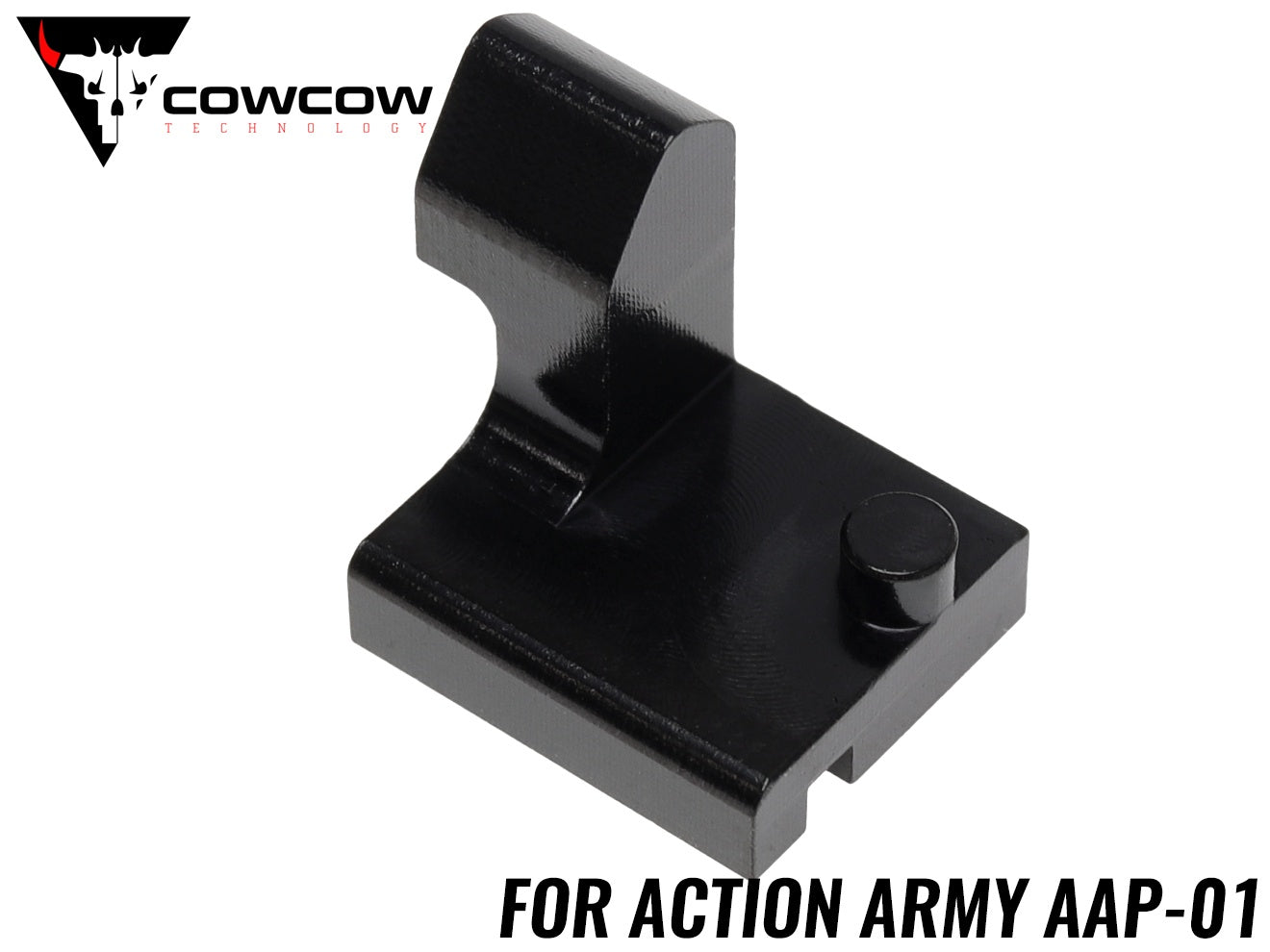 COWCOW TECHNOLOGY ステンレス CNC セレクタープレート [ActionArmy AAP-01用] [カラー：ブラック / シルバー / ゴールド / レインボー]