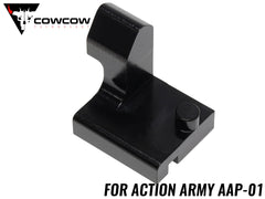 COWCOW TECHNOLOGY ステンレス CNC セレクタープレート [ActionArmy AAP-01用] [カラー：ブラック / シルバー / ゴールド / レインボー]