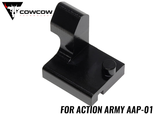 COWCOW TECHNOLOGY ステンレス CNC セレクタープレート [ActionArmy AAP-01用] [カラー：ブラック / シルバー / ゴールド / レインボー]