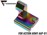 COWCOW TECHNOLOGY ステンレス CNC セレクタープレート [ActionArmy AAP-01用] [カラー：ブラック / シルバー / ゴールド / レインボー]