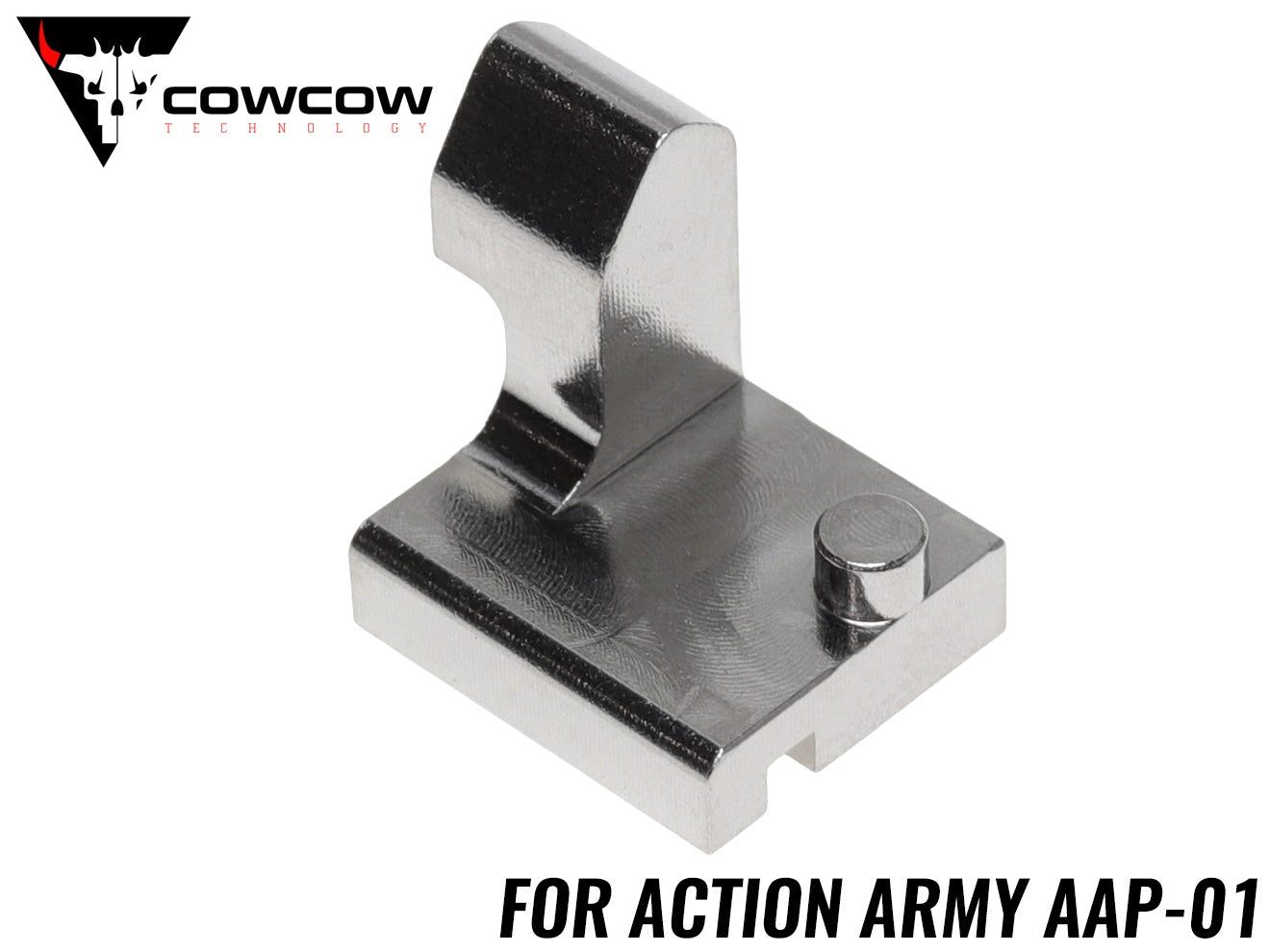 COWCOW TECHNOLOGY ステンレス CNC セレクタープレート [ActionArmy AAP-01用] [カラー：ブラック / シルバー / ゴールド / レインボー]