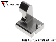 COWCOW TECHNOLOGY ステンレス CNC セレクタープレート [ActionArmy AAP-01用] [カラー：ブラック / シルバー / ゴールド / レインボー]
