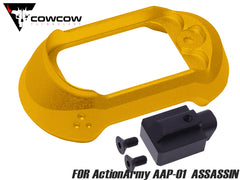COWCOW TECHNOLOGY アルミCNC T01 マグウェル for ActionArmy AAP-01 [カラー：ブラック / シルバー / ゴールド / レッド / ブルー / レインボー]
