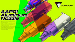 COWCOW TECHNOLOGY A7075 CNC 強化ローディングノズルフルセット for ActionArmy AAP-01 [カラー：ブラック / シルバー / ゴールド / レッド / レインボー]