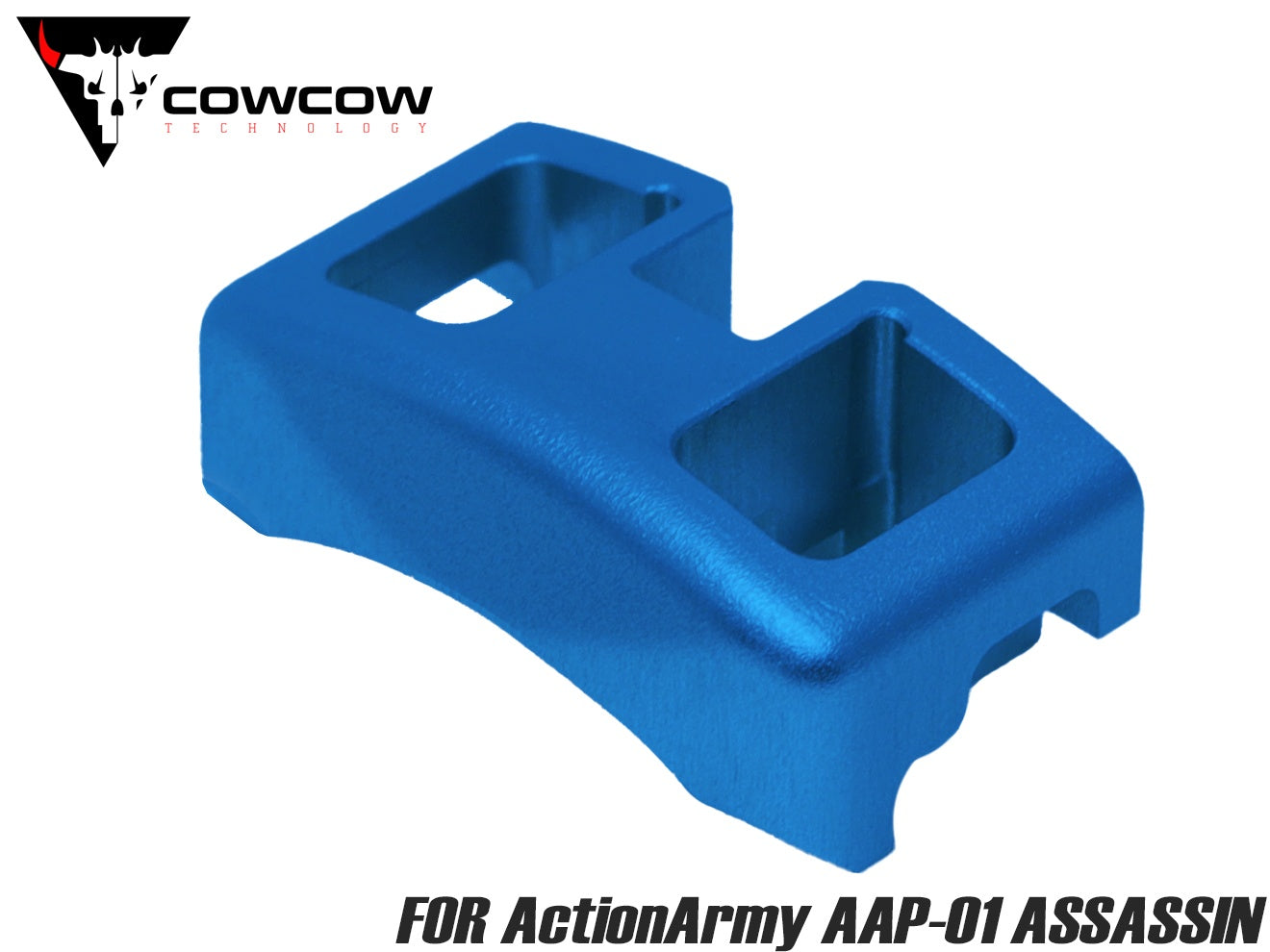 COWCOW TECHNOLOGY A7075 CNC アッパーロック for ActionArmy AAP-01 [カラー：ブラック / シルバー / ゴールド / レッド / ブルー / レインボー]