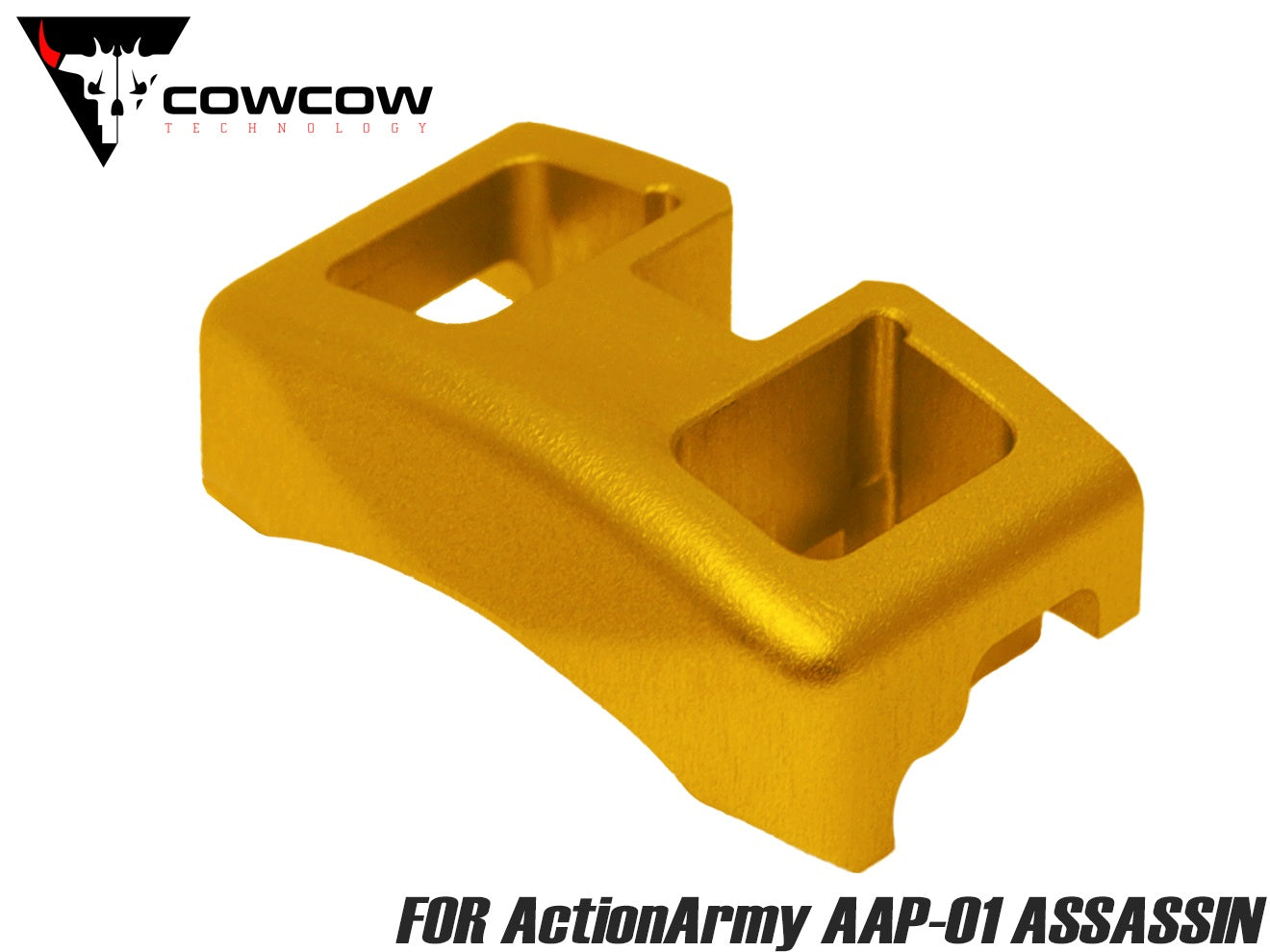 COWCOW TECHNOLOGY A7075 CNC アッパーロック for ActionArmy AAP-01 [カラー：ブラック / シルバー / ゴールド / レッド / ブルー / レインボー]