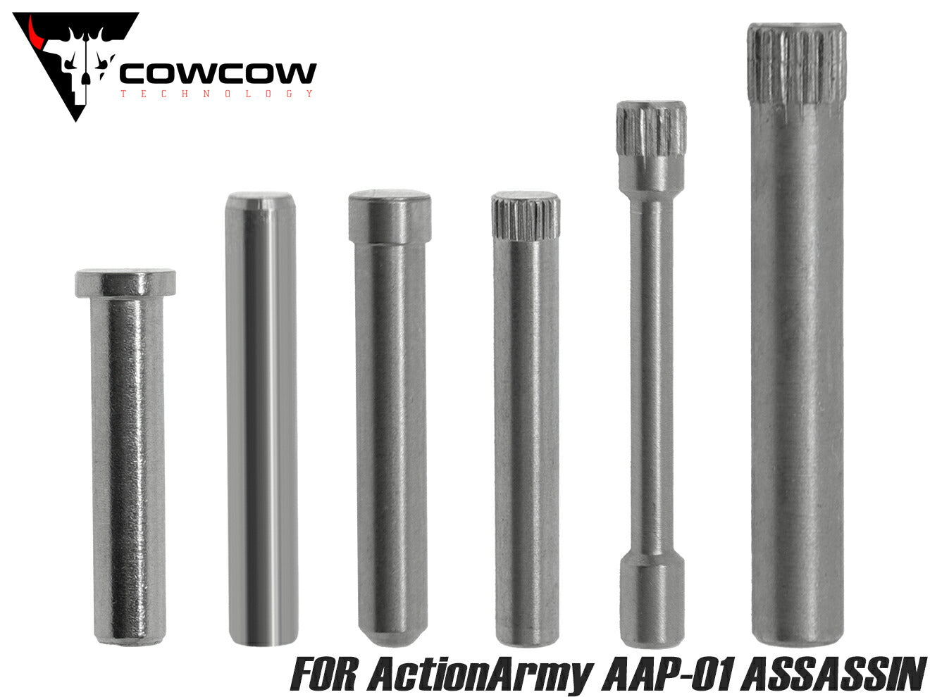 COWCOW TECHNOLOGY ステンレス 強化ピンセット for ActionArmy AAP-01 [カラー：ブラック / シルバー / ゴールド / レインボー]