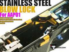COWCOW TECHNOLOGY ステンレス ボルトキャッチ for ActionArmy AAP-01 [カラー：ブラック / シルバー]