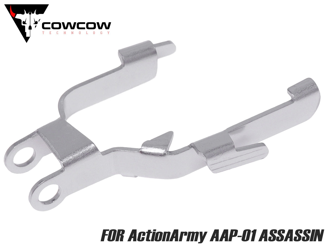 COWCOW TECHNOLOGY ステンレス ボルトキャッチ for ActionArmy AAP-01 [カラー：ブラック / シルバー]