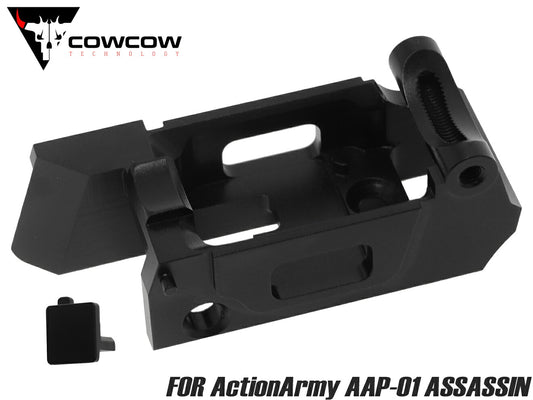 COWCOW TECHNOLOGY A7075 CNC 強化トリガーハウジング for ActionArmy AAP-01 [カラー：ブラック / シルバー / ゴールド / レッド / レインボー]