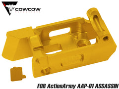 COWCOW TECHNOLOGY A7075 CNC 強化トリガーハウジング for ActionArmy AAP-01 [カラー：ブラック / シルバー / ゴールド / レッド / レインボー]