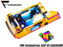 COWCOW TECHNOLOGY A7075 CNC 強化トリガーハウジング for ActionArmy AAP-01 [カラー：ブラック / シルバー / ゴールド / レッド / レインボー]