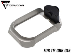 COWCOW TECHNOLOGY アルミCNC タクティカルマグウェル G19 [カラー：ブラック / FDE / シルバー]