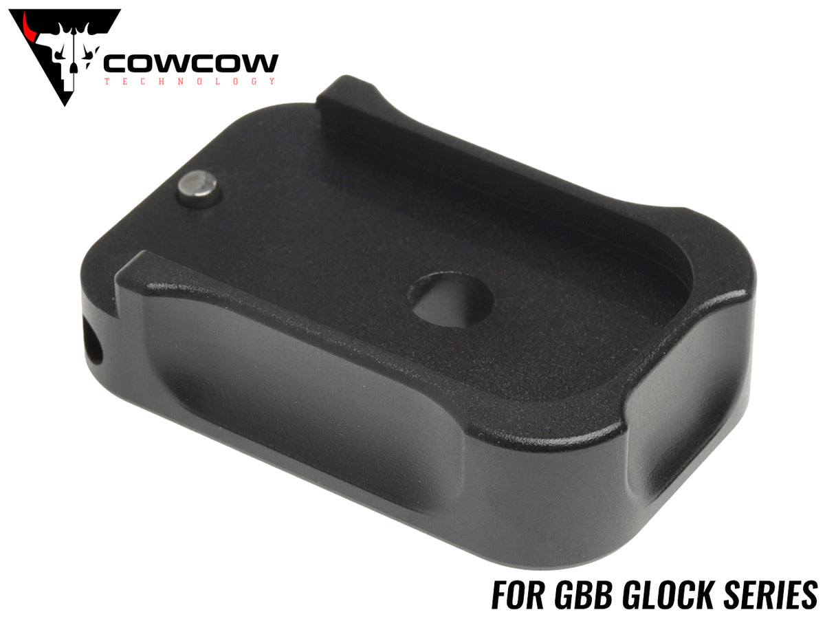 COWCOW TECHNOLOGY アルミCNC タクティカルマガジンダンパー GLOCK [カラー：ブラック / FDE / ゴールド / レッド / シルバー]