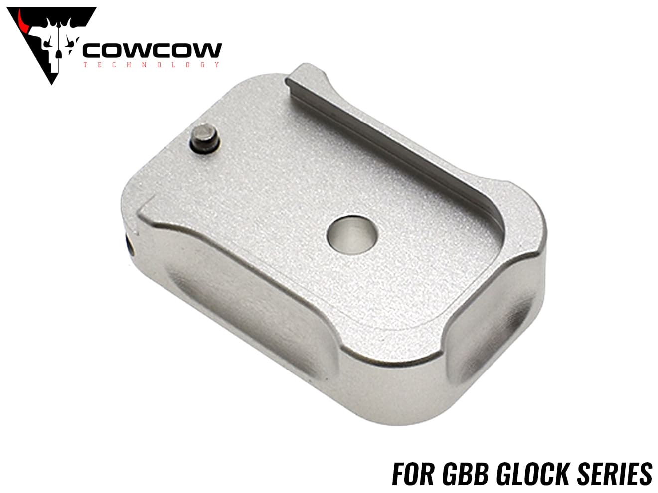 COWCOW TECHNOLOGY アルミCNC タクティカルマガジンダンパー GLOCK [カラー：ブラック / FDE / ゴールド / レッド / シルバー]