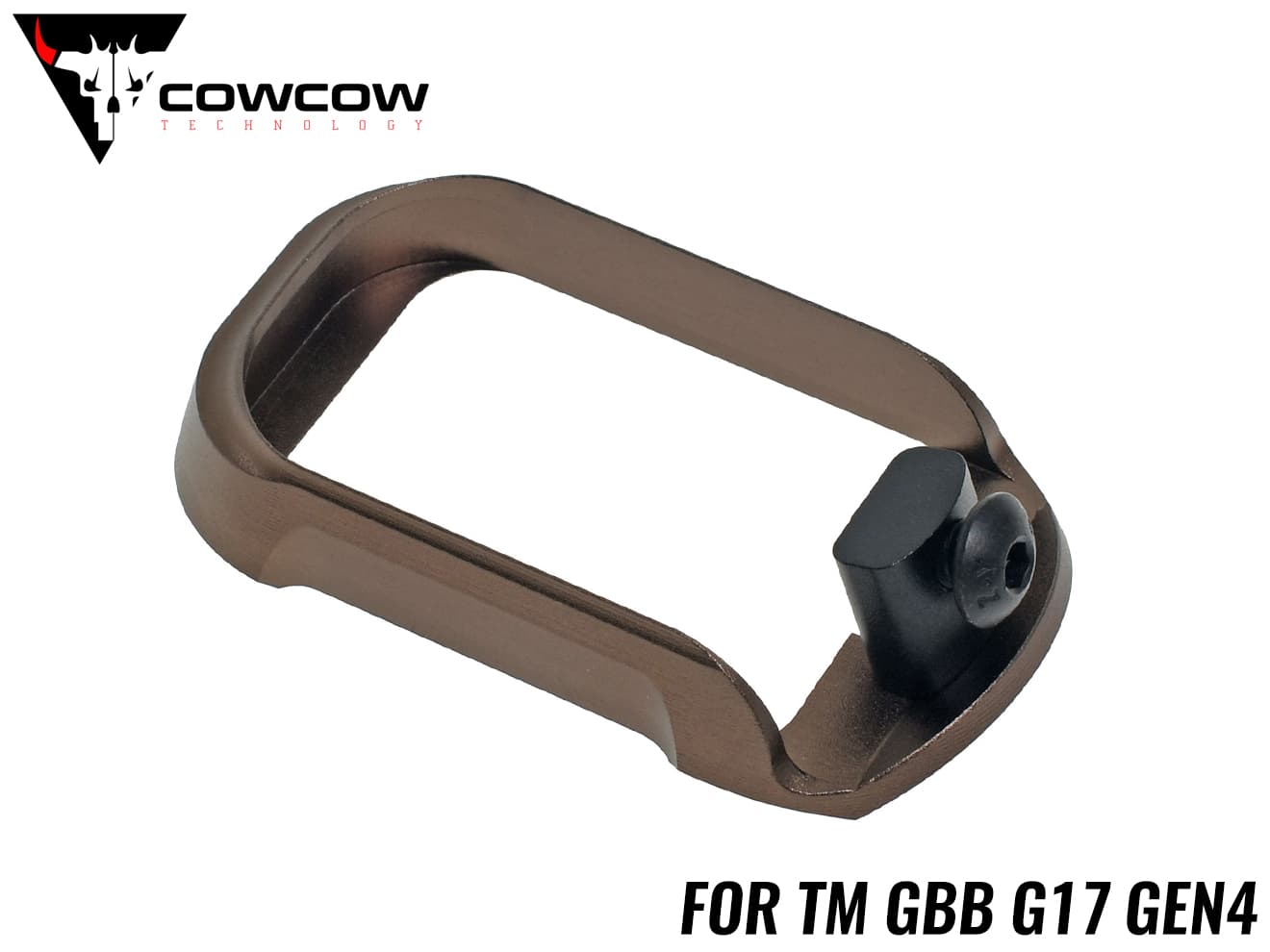 COWCOW TECHNOLOGY アルミCNC タクティカルマグウェル TM G17 Gen4 [カラー：ブラック / フラットダークアース / シルバー]