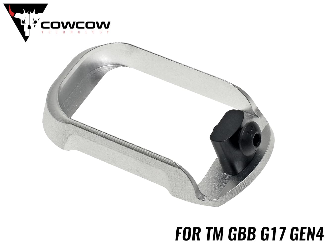 COWCOW TECHNOLOGY アルミCNC タクティカルマグウェル TM G17 Gen4 [カラー：ブラック / フラットダークアース / シルバー]