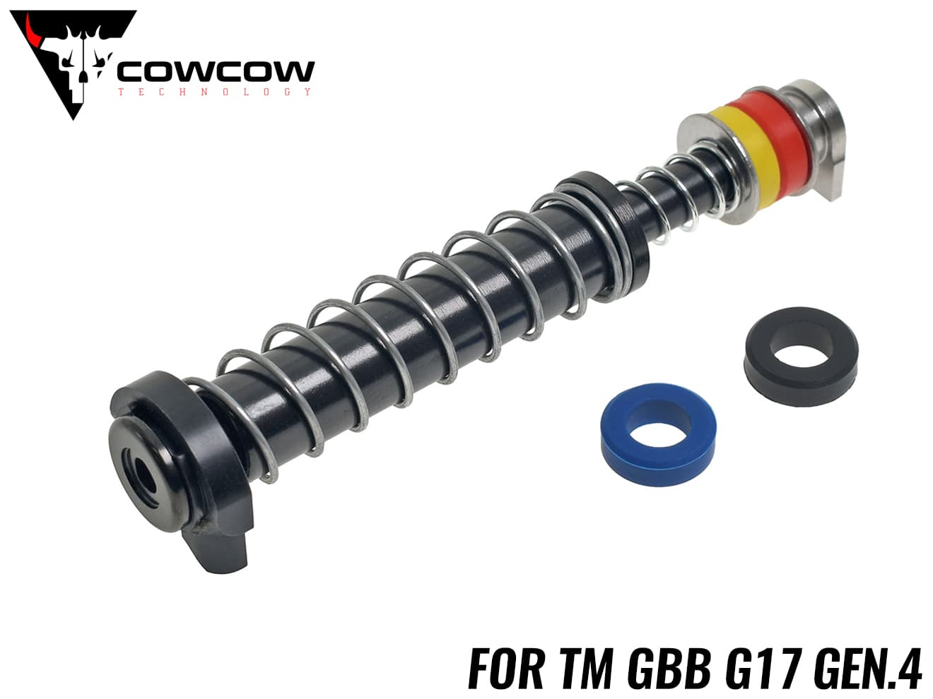 COWCOW TECHNOLOGY ステンレス リコイルスプリングガイド TM G17 Gen4 [カラー：ブラック / ゴールド / シルバー]