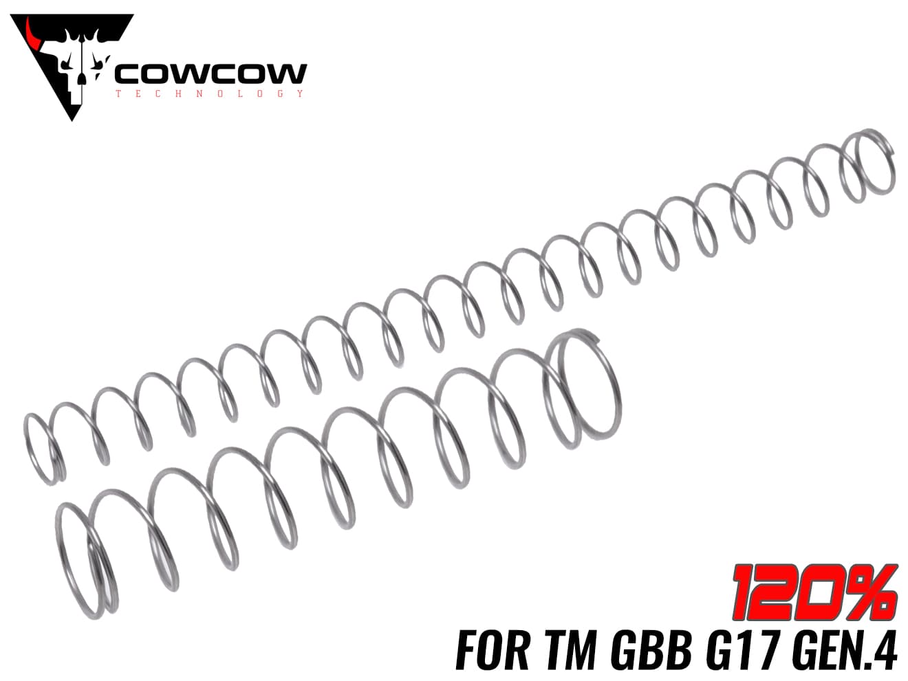 COWCOW TECHNOLOGY ステンレス 120% リコイルスプリング TM G17 Gen4