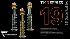 COWCOW TECHNOLOGY ステンレス リコイルスプリングガイド マルイ G19 Gen4 [カラー：ブラック / シルバー / ゴールド]