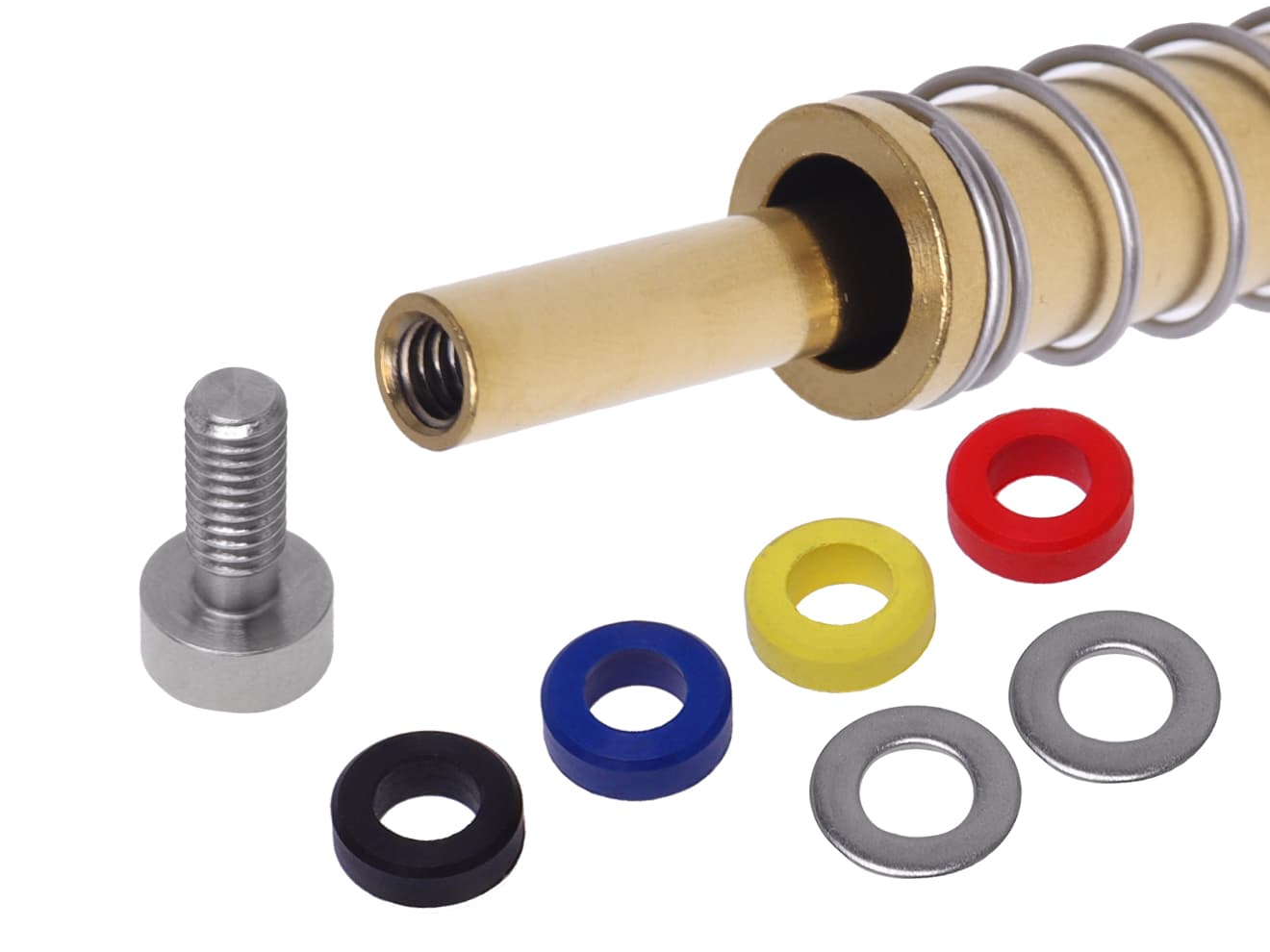 COWCOW TECHNOLOGY ステンレス リコイルスプリングガイド TM G17 Gen5 [カラー：TiALN ブラック / シルバー / TiN ゴールド]