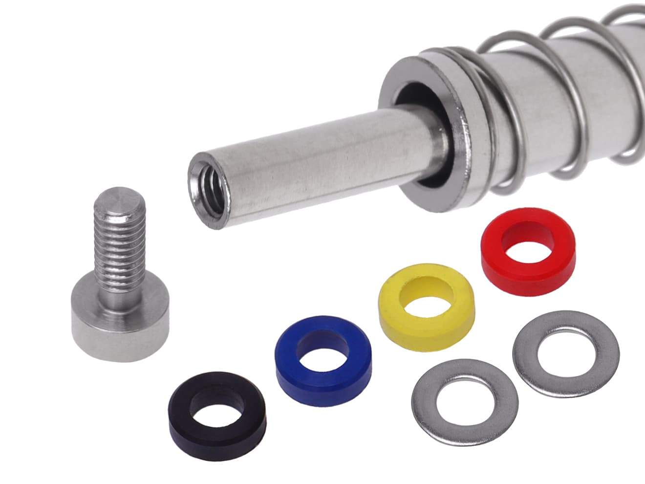 COWCOW TECHNOLOGY ステンレス リコイルスプリングガイド TM G17 Gen5 [カラー：TiALN ブラック / シルバー / TiN ゴールド]