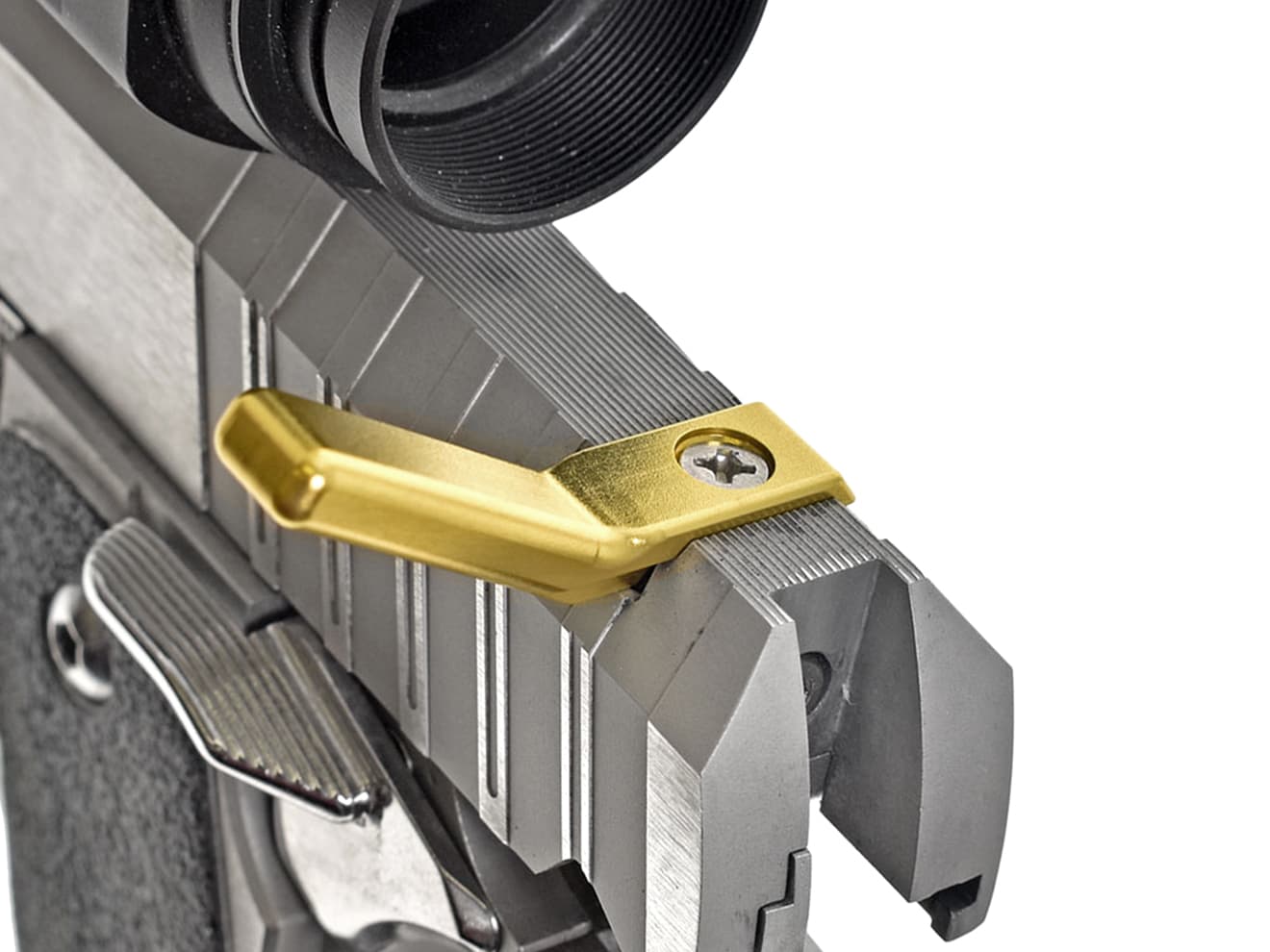 COWCOW TECHNOLOGY アルミCNC RAW コッキングハンドル オープン A TM Hi-Capa [カラー：シルバー / ブラック / ゴールド]