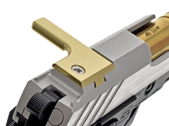 COWCOW TECHNOLOGY アルミCNC RAW コッキングハンドル スタンダード D 左出し用 TM Hi-Capa [カラー：シルバー / ブラック / ゴールド]