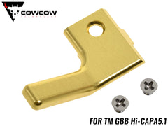 COWCOW TECHNOLOGY アルミCNC RAW コッキングハンドル スタンダード E 右出し用 TM Hi-Capa [カラー：シルバー / ブラック / ゴールド]
