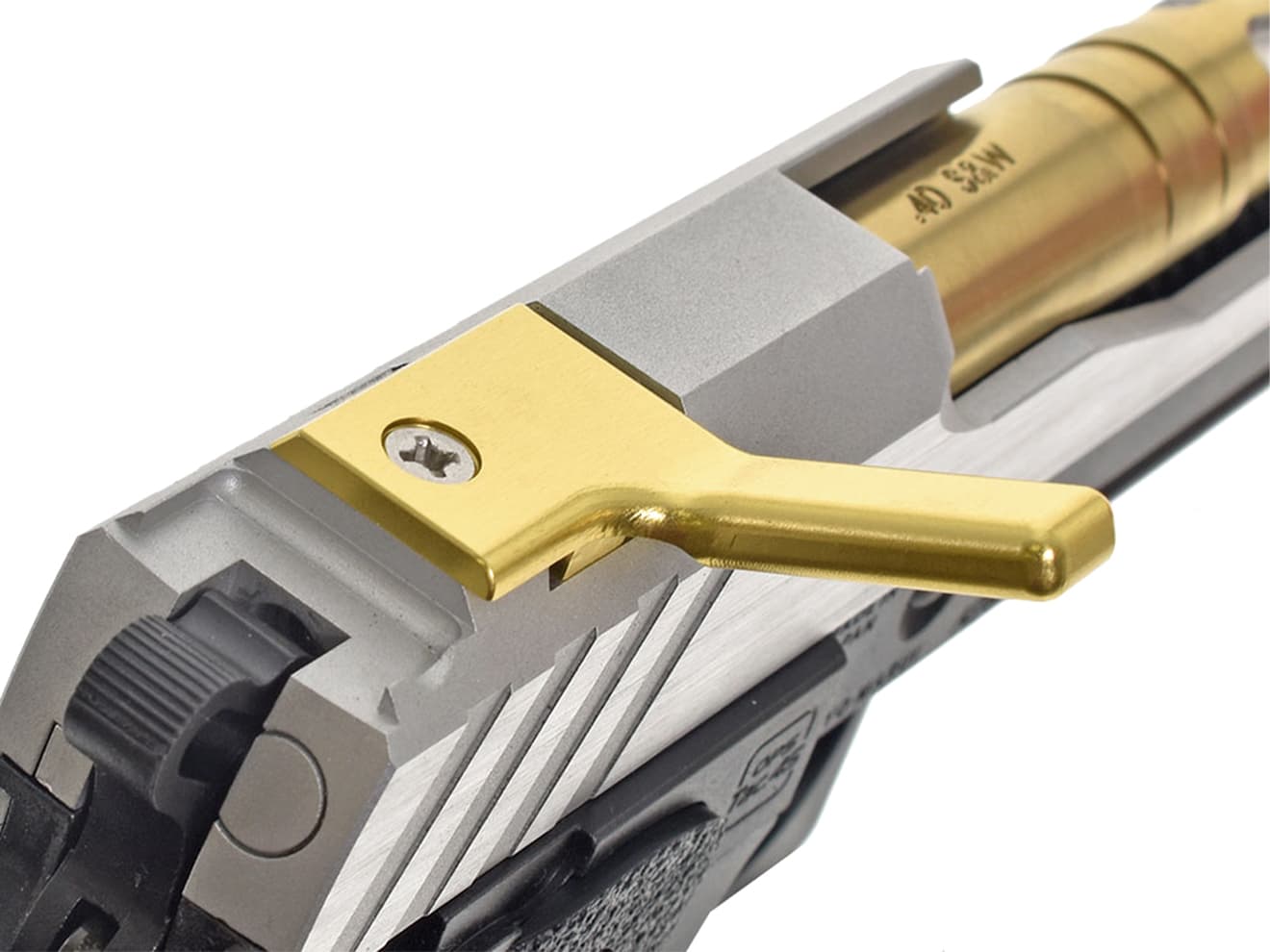 COWCOW TECHNOLOGY アルミCNC RAW コッキングハンドル スタンダード E 右出し用 TM Hi-Capa [カラー：シルバー / ブラック / ゴールド]