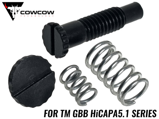 COWCOW TECHNOLOGY ハイカーボンスチール スクリューセット TM Hi-CAPA 5.1