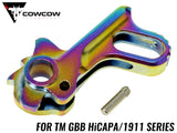 COWCOW TECHNOLOGY マッチグレード ステンレスハンマー Hi-CAPA / 1911 [カラー：ブラック / シルバー / ゴールド / レインボー]