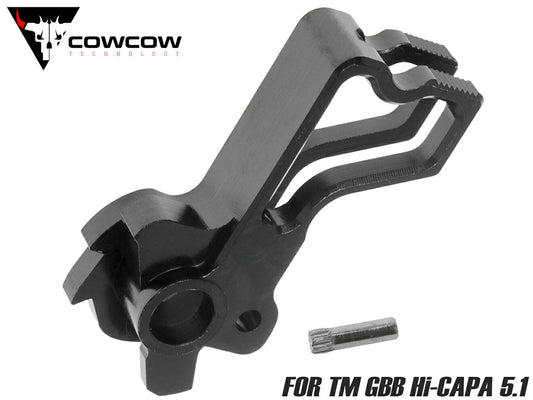 COWCOW TECHNOLOGY マッチグレード ステンレスハンマー type C Hi-CAPA/1911 [カラー：TiALNブラック / シルバー]