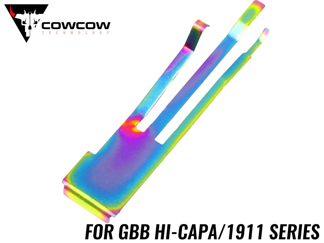 COWCOW TECHNOLOGY CHAMP シアースプリング [GBB Hi-CAPA/1911シリーズ用] [カラー：シルバー / ブラック / ゴールド / レインボー]