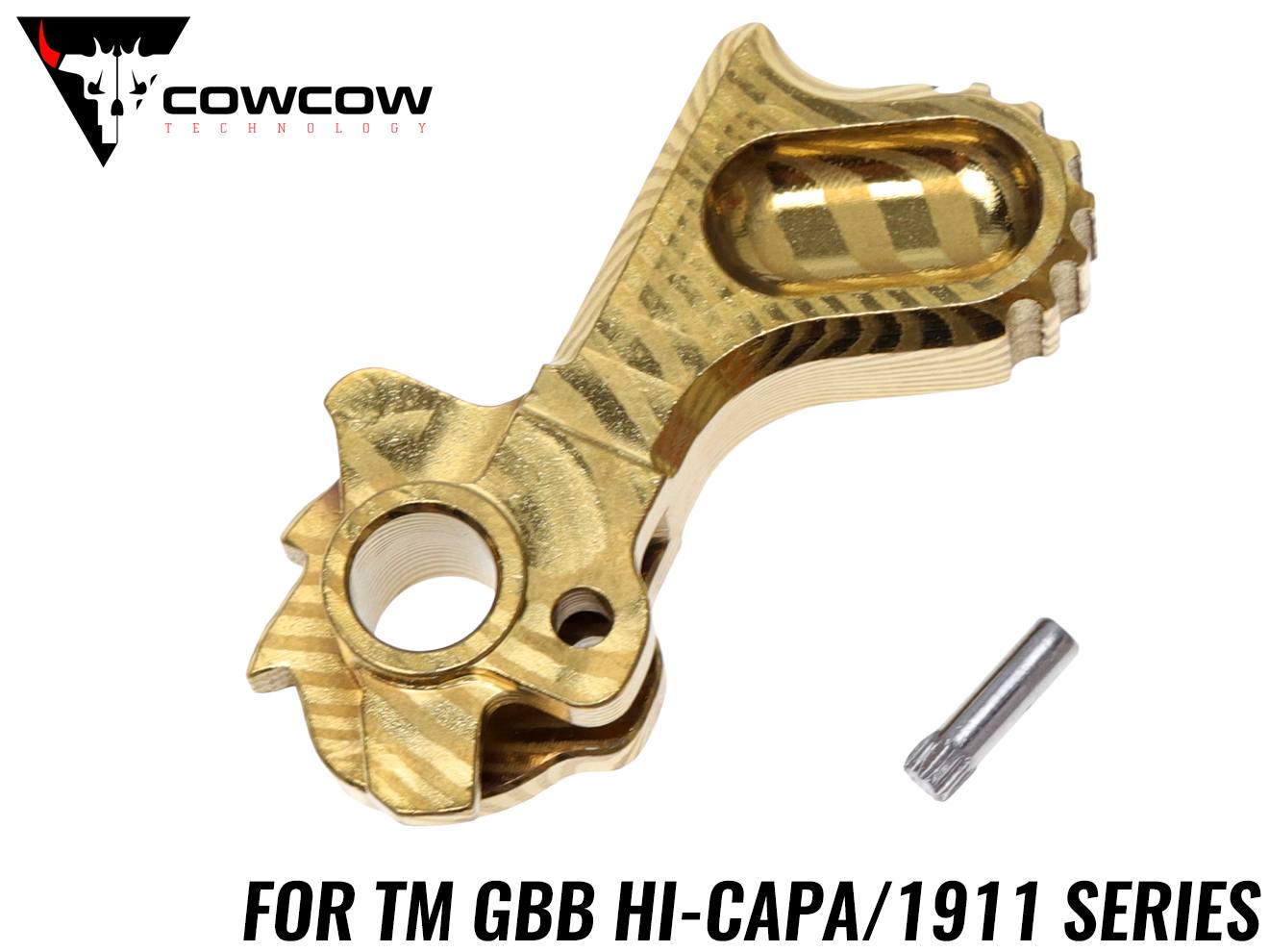 COWCOW TECHNOLOGY TIGER SS CNCハンマー type A [東京マルイ GBB Hi-CAPA/1911用] [カラー：シルバー / ゴールド]