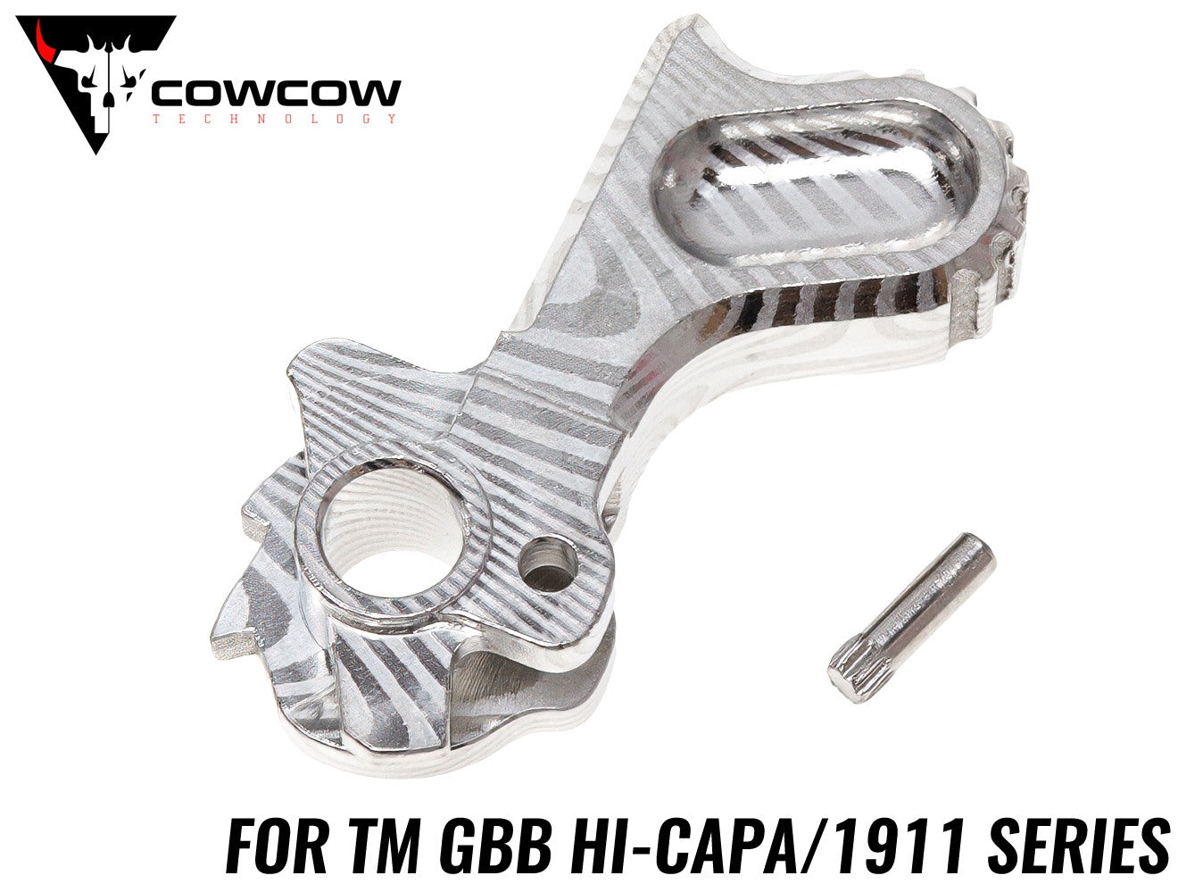 COWCOW TECHNOLOGY TIGER SS CNCハンマー type A [東京マルイ GBB Hi-CAPA/1911用] [カラー：シルバー / ゴールド]