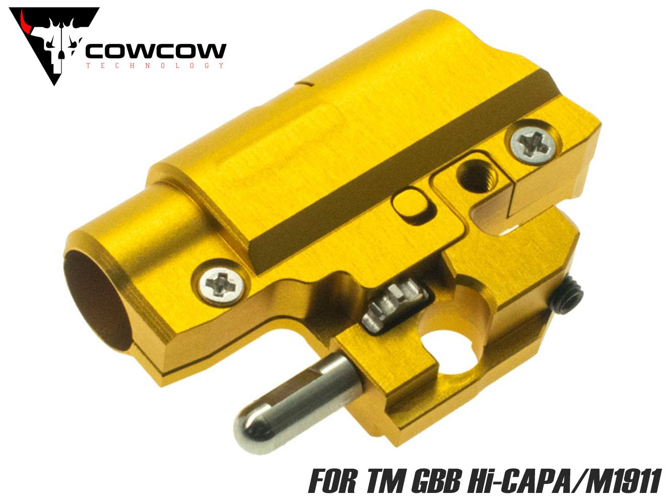 COWCOW TECHNOLOGY A7075CNC NewGen ホップアップチャンバー マルイ Hi-CAPA/1911シリーズ [カラー：ブラック / レッド / シルバー / ゴールド / レインボー]