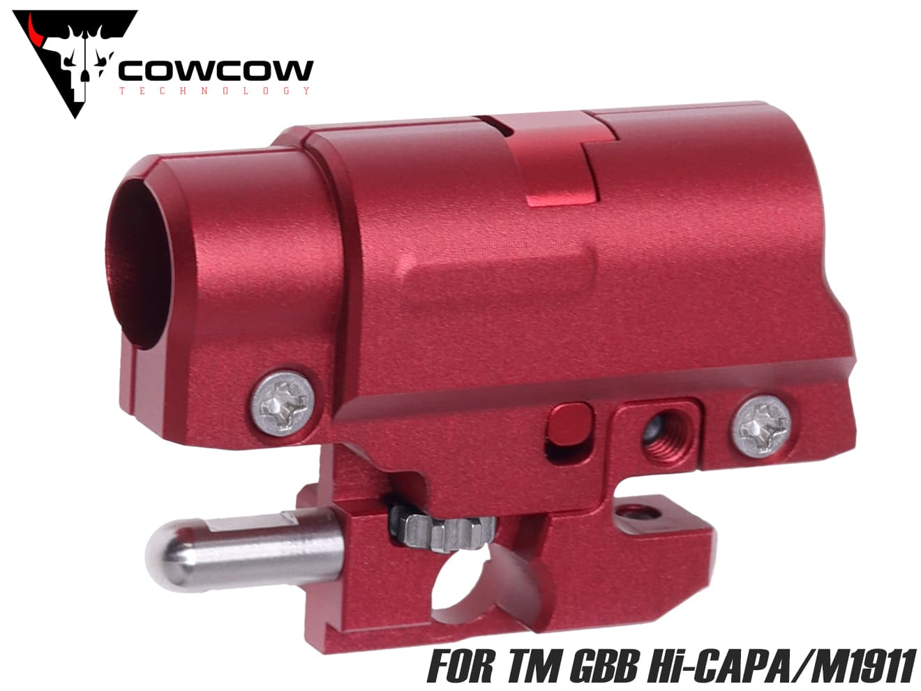 COWCOW TECHNOLOGY A7075CNC NewGen ホップアップチャンバー マルイ Hi-CAPA/1911シリーズ [カラー：ブラック / レッド / シルバー / ゴールド / レインボー]